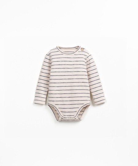 Body �s riscas em algod�o org�nico