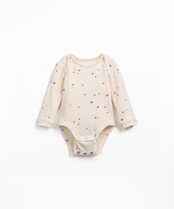 Body com decote em trespasse