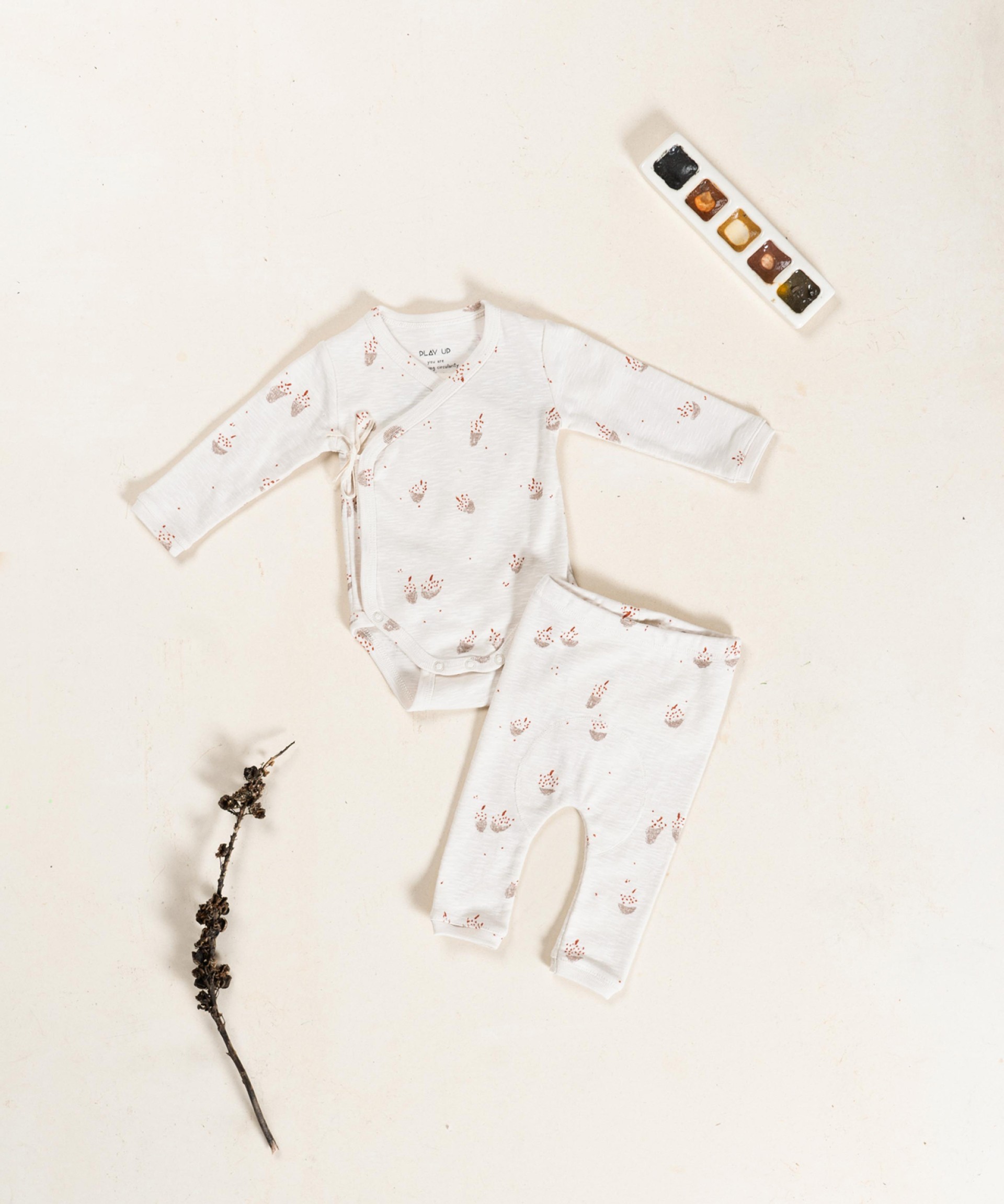 Body de algodn orgnico con estampado