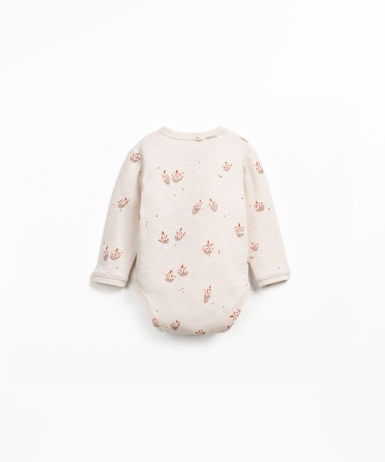 Crossover organic cotton bodysuit