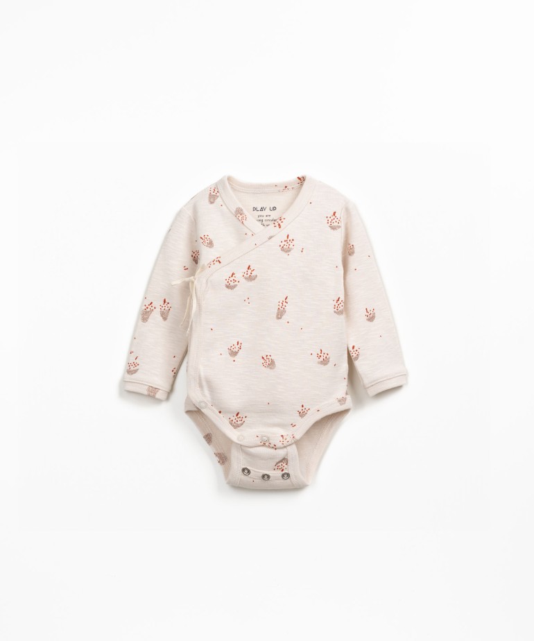 Body cruzado de algodn orgnico