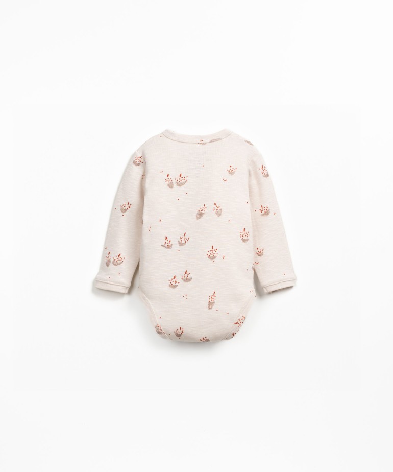 Body cruzado de algodn orgnico