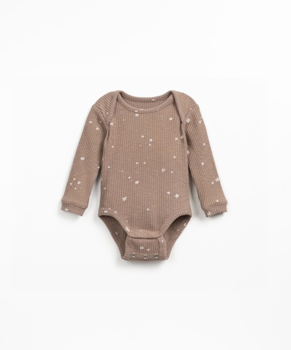 Body com decote em trespasse