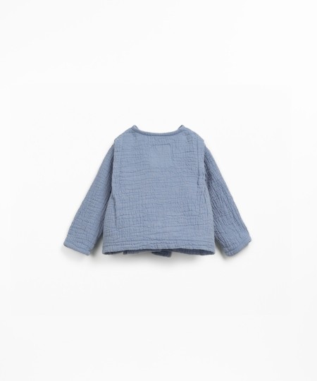 Blusa de tecido em algodão