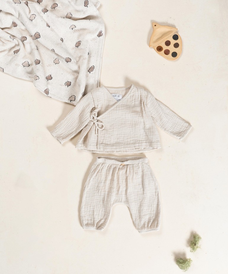 Blusa de tejido de algodn