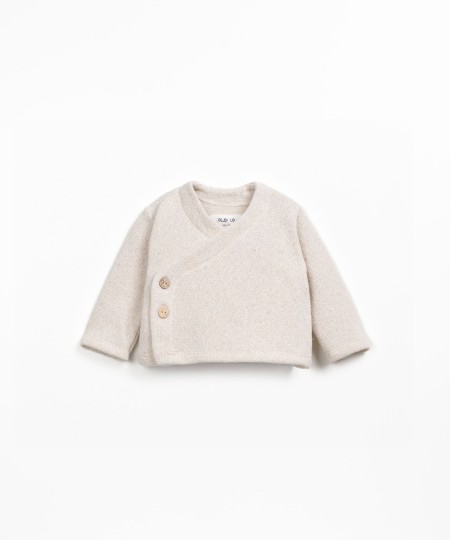 Camisola de malha com mistura de algod�o regenerativo e algod�o reciclado