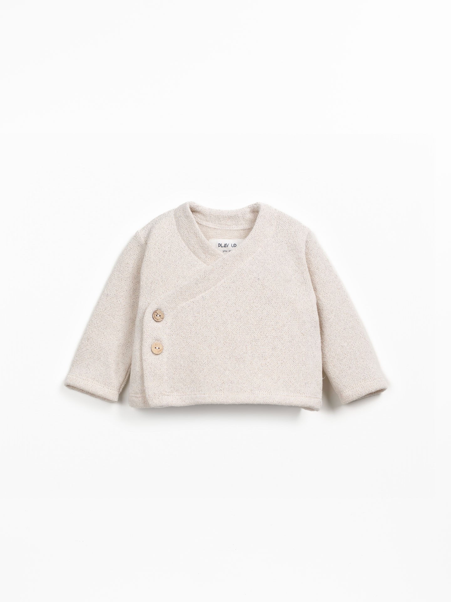 Camisola de malha com mistura de algodão regenerativo e algodão reciclado