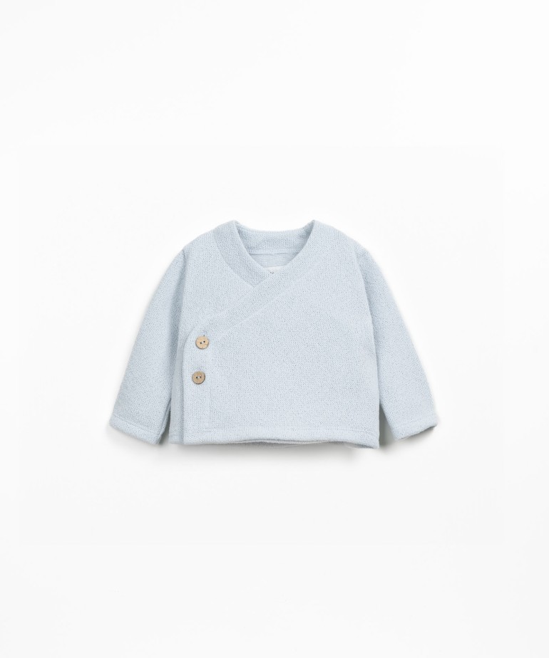 Jersey de punto con mezcla de algodn regenerativo y algodn reciclado