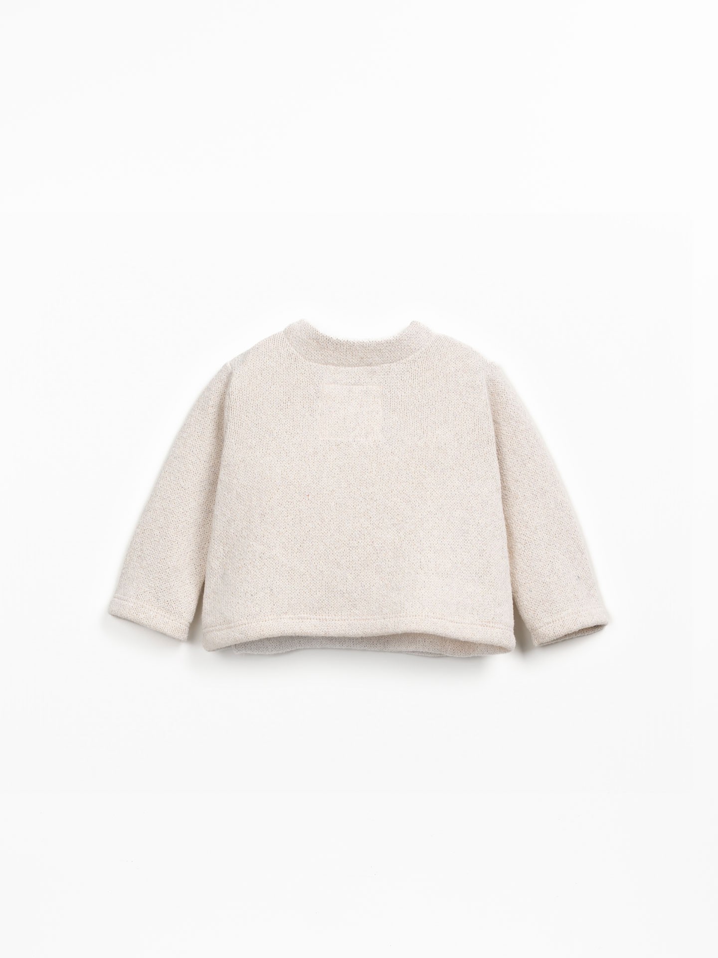 Camisola de malha com mistura de algodão regenerativo e algodão reciclado