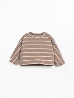 Camisola de malha com mistura de fibras naturais e algod�o reciclado                                