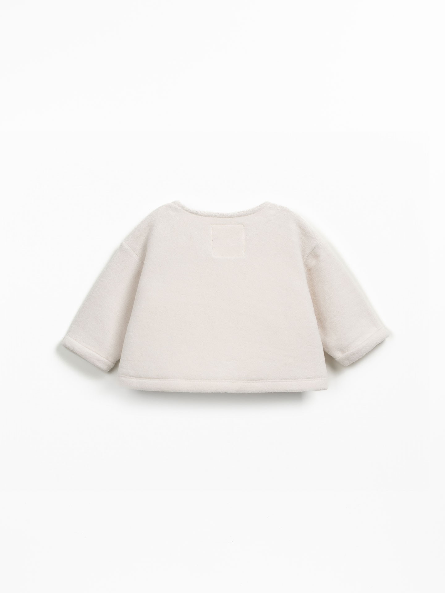 Camisola de malha polar em algodão orgânico