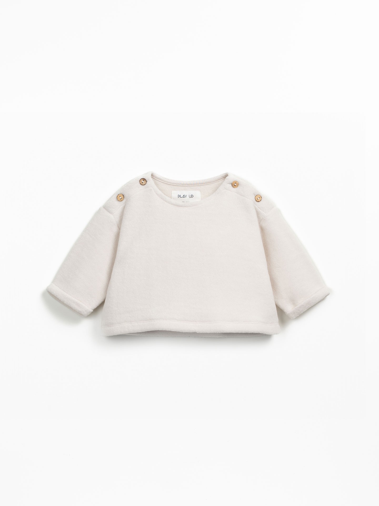 Camisola de malha polar em algodão orgânico