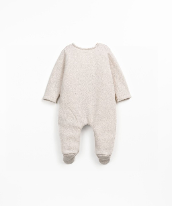 Jumpsuit in regenerative and recycled cotton blend