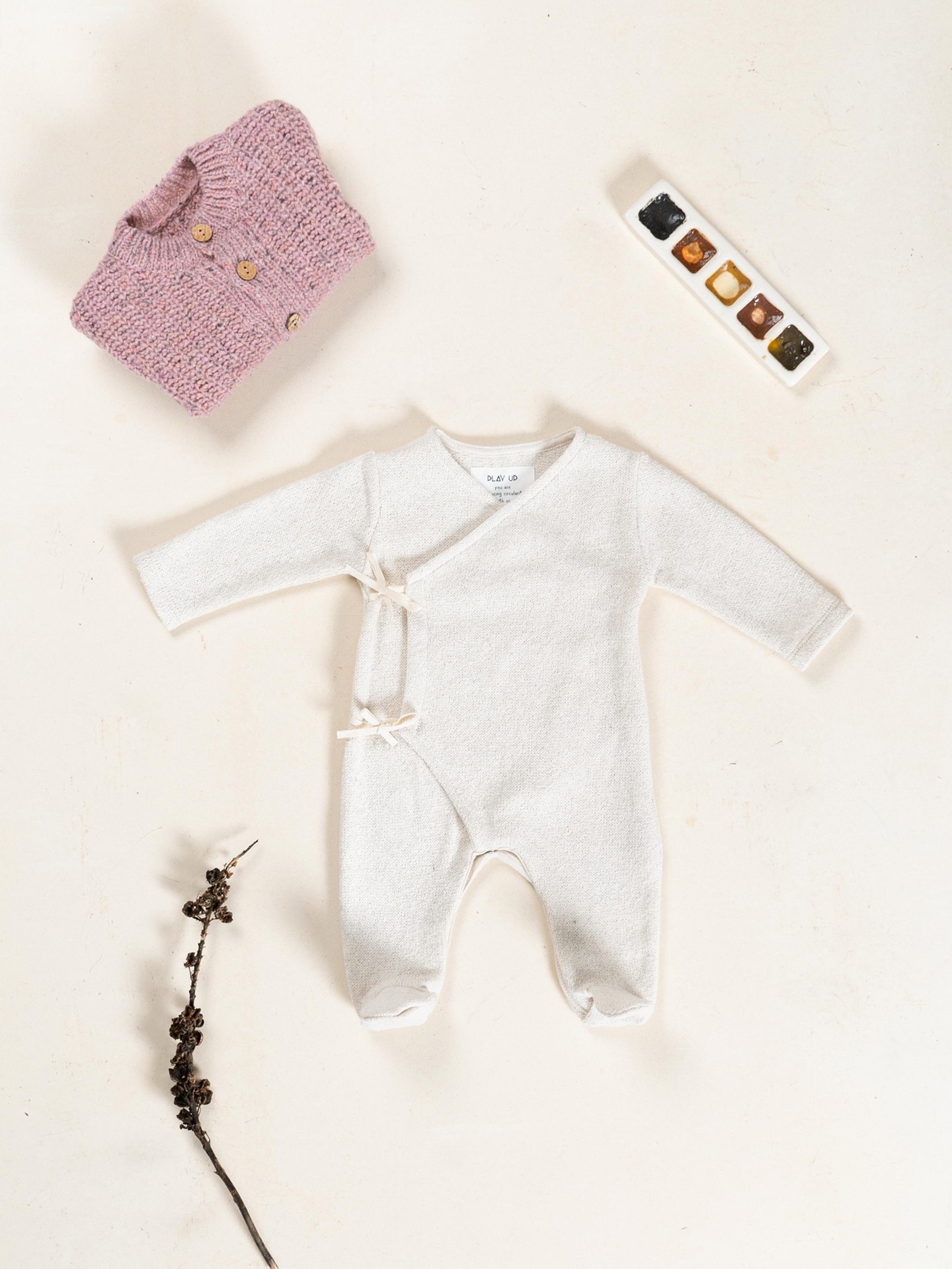 Jumpsuit in regenerative and recycled cotton blend