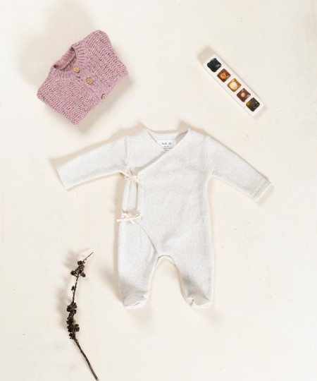 Jumpsuit in regenerative and recycled cotton blend