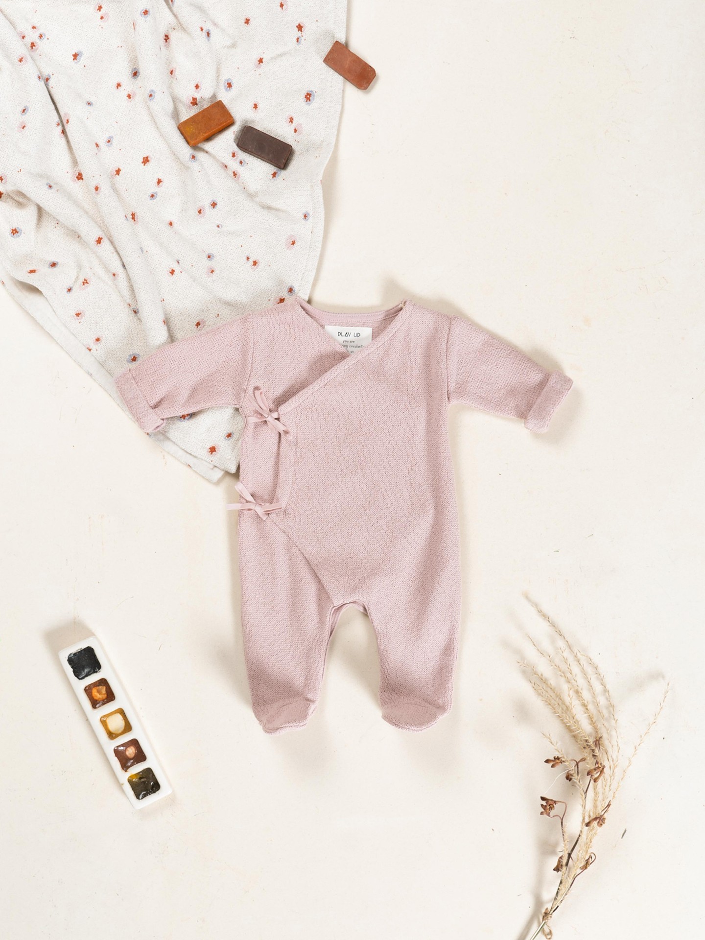 Jumpsuit in blend of regenerative and recycled cotton