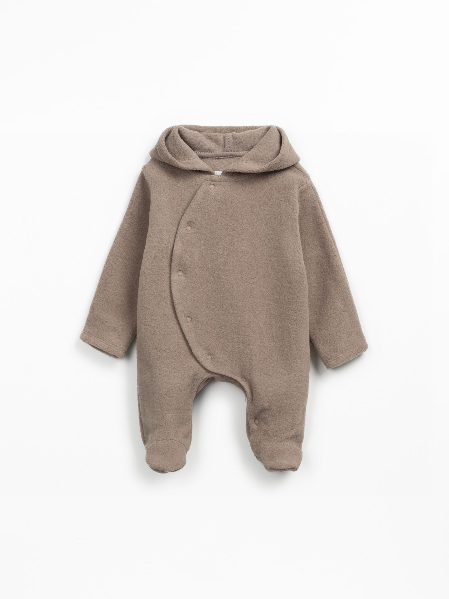 Macacão de malha polar em algodão orgânico