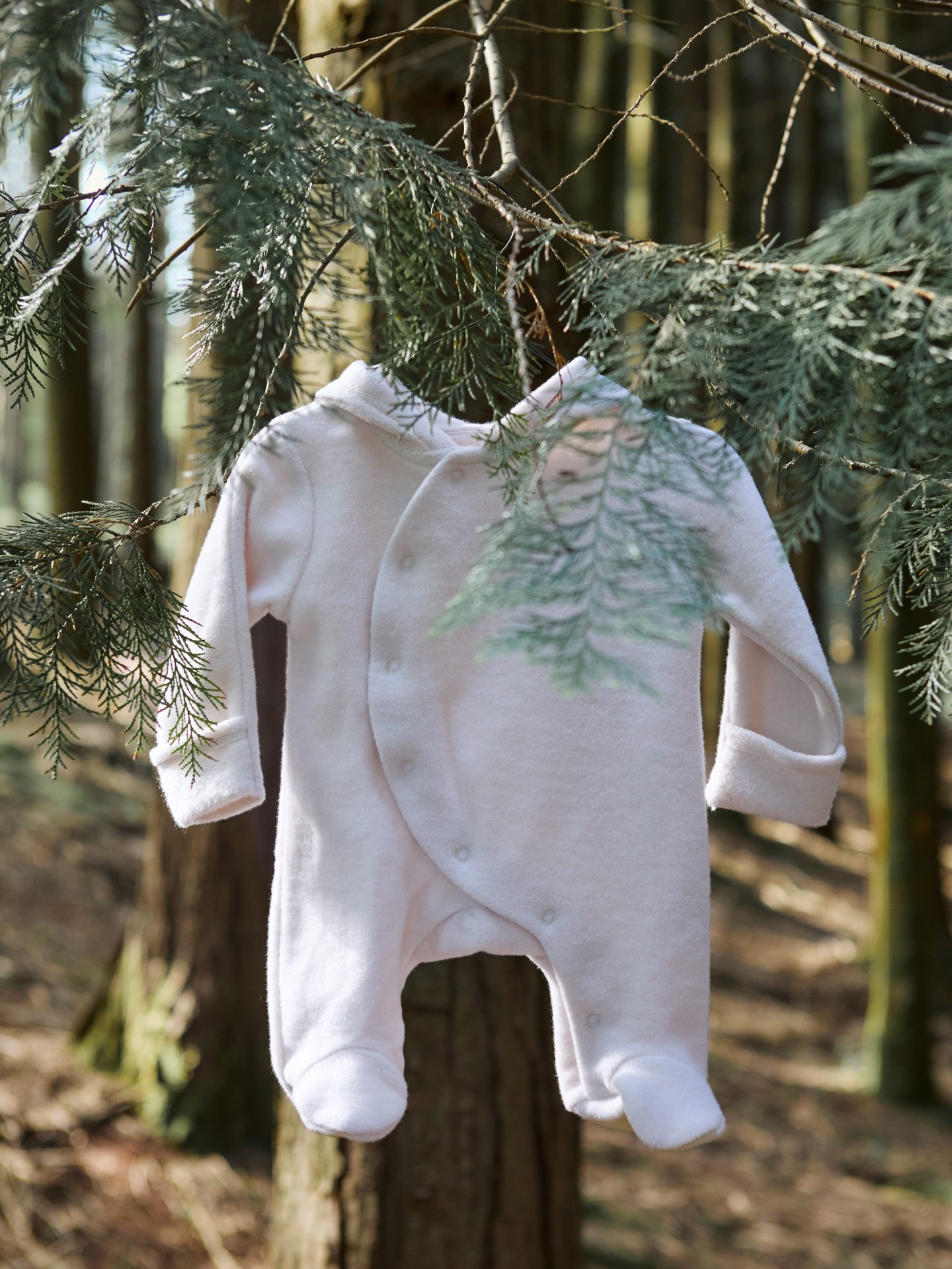 Macacão de malha polar em algodão orgânico