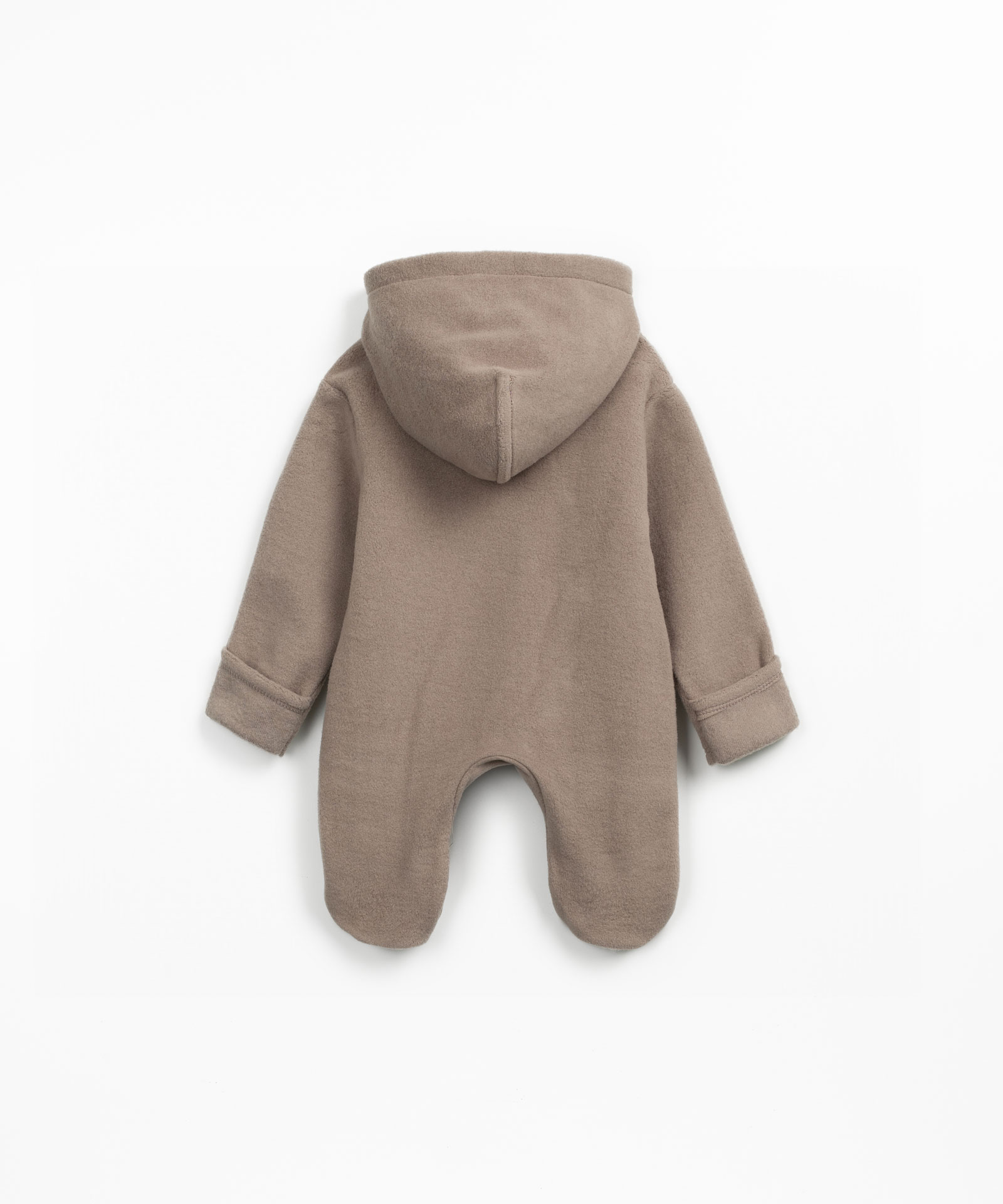 Fleece knit jumpsuit in organic cotton