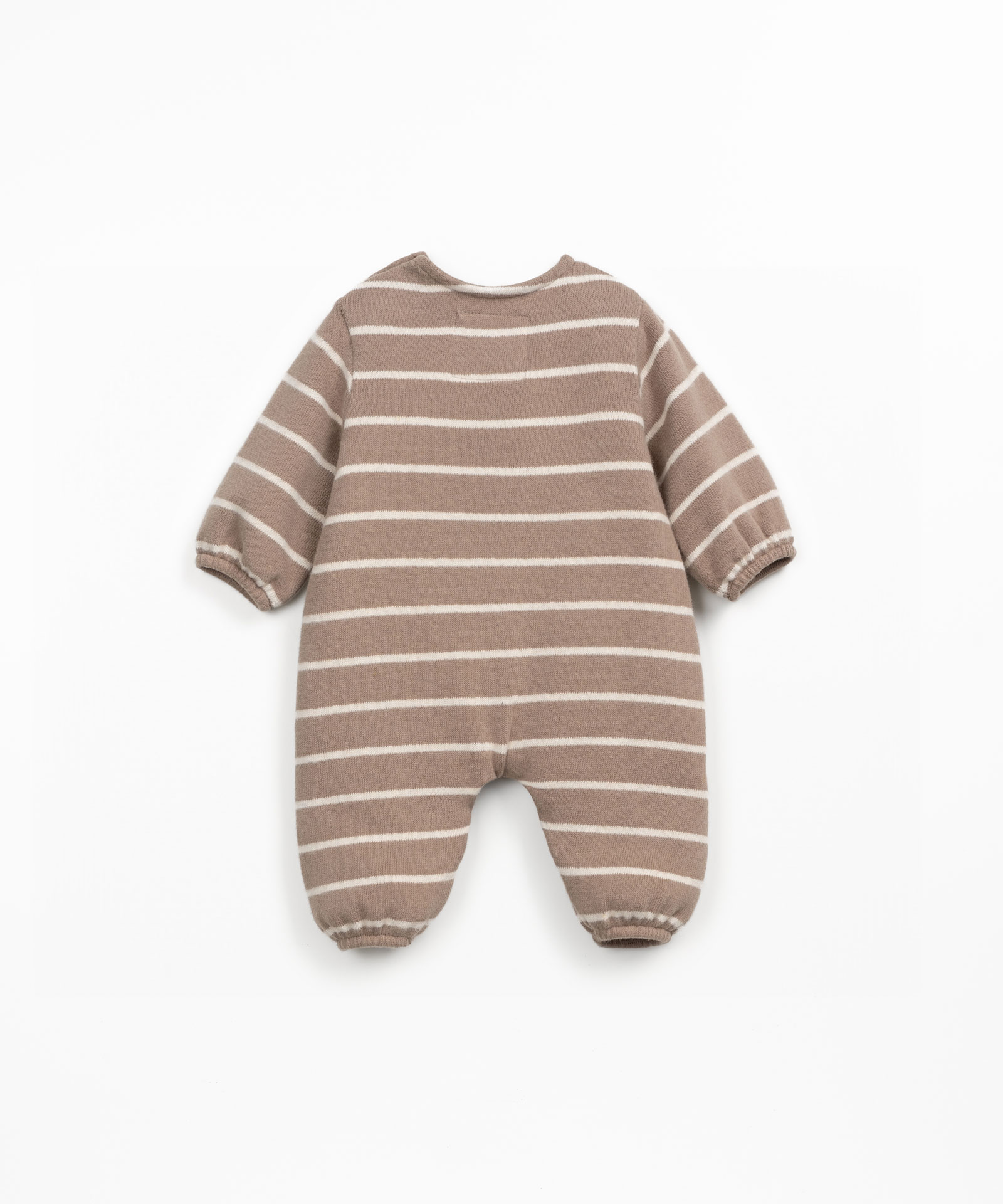 Striped knit jumpsuit