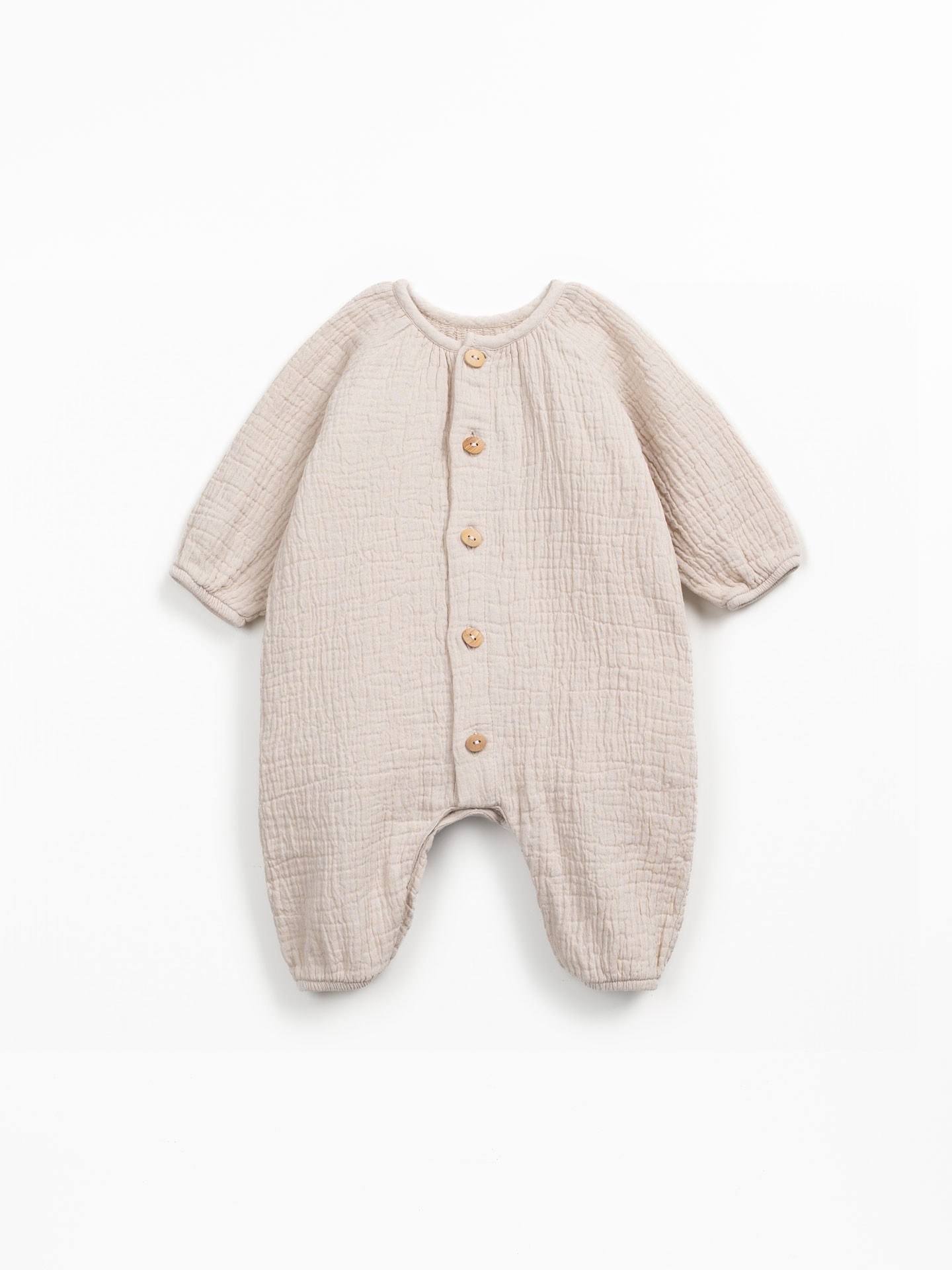 Macacão de tecido em fibras naturais