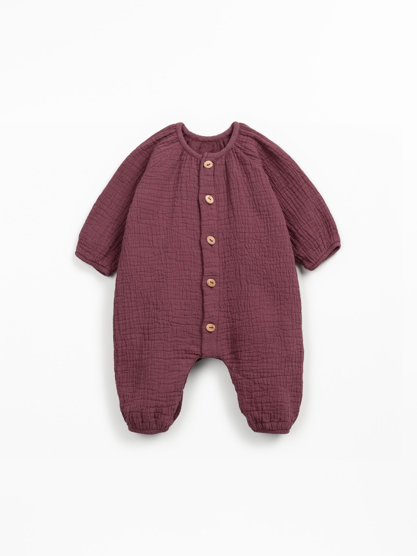 Macacão de tecido em fibras naturais