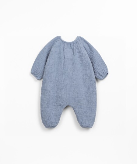 Tuta in tessuto di fibre naturali