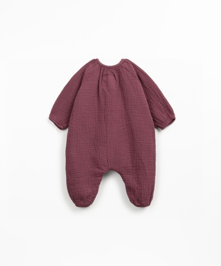 Mono de tela de fibras naturales