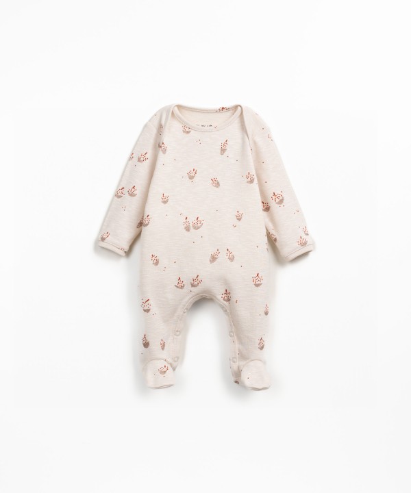 Macac�o de malha em algod�o org�nico
