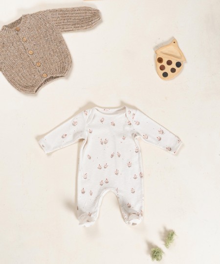 Organic cotton jersey jumpsuit