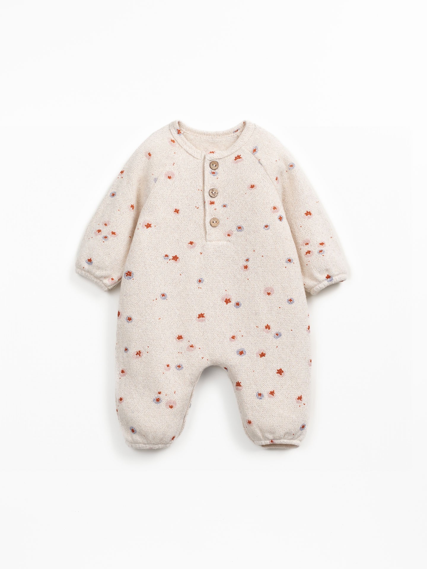 Macacão de malha com carda interior