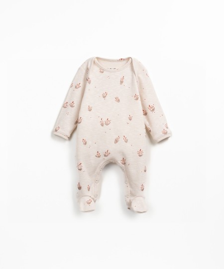 Macac�o de malha em algod�o org�nico
