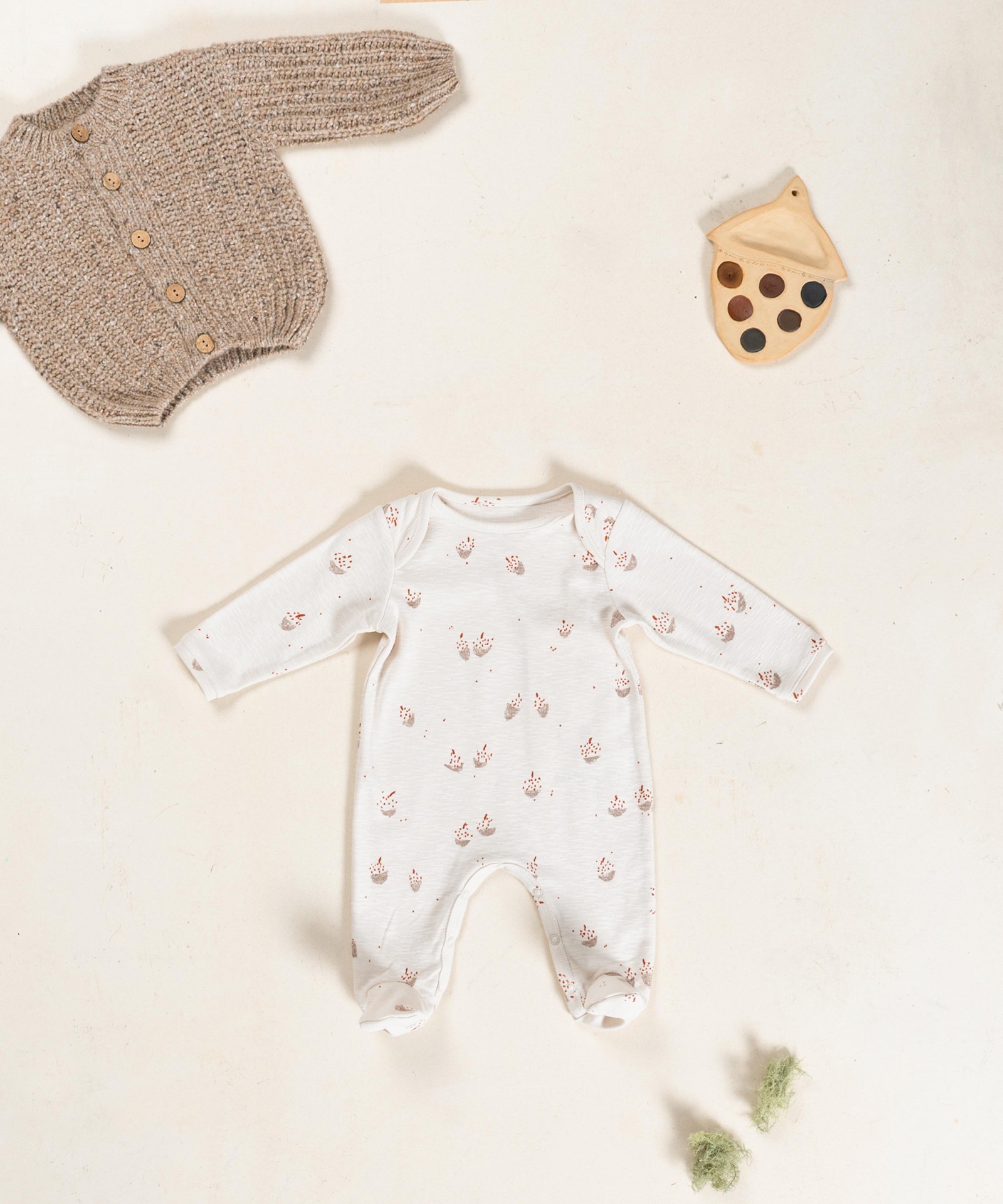 Organic cotton jersey jumpsuit