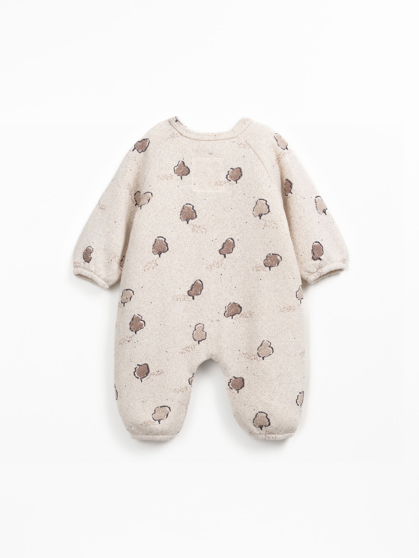 Macacão de malha com carda interior