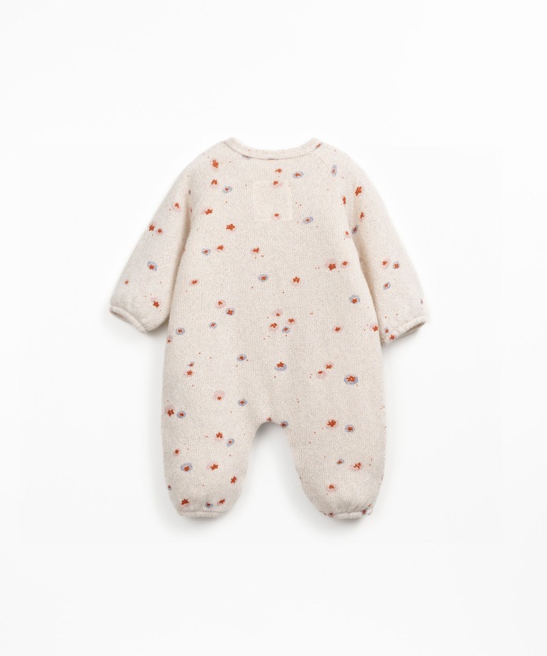 Jersey jumpsuit with brushed interior