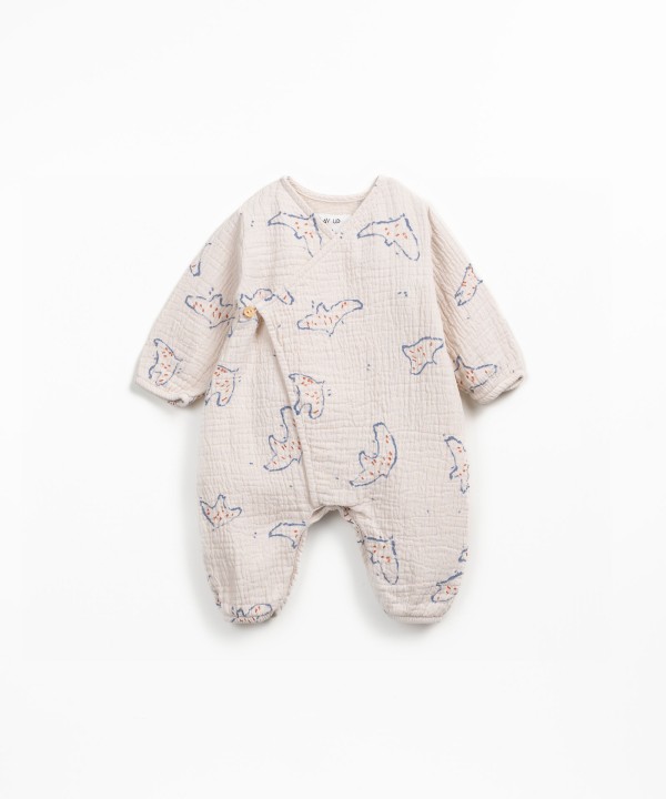 Macac�o de tecido em algod�o