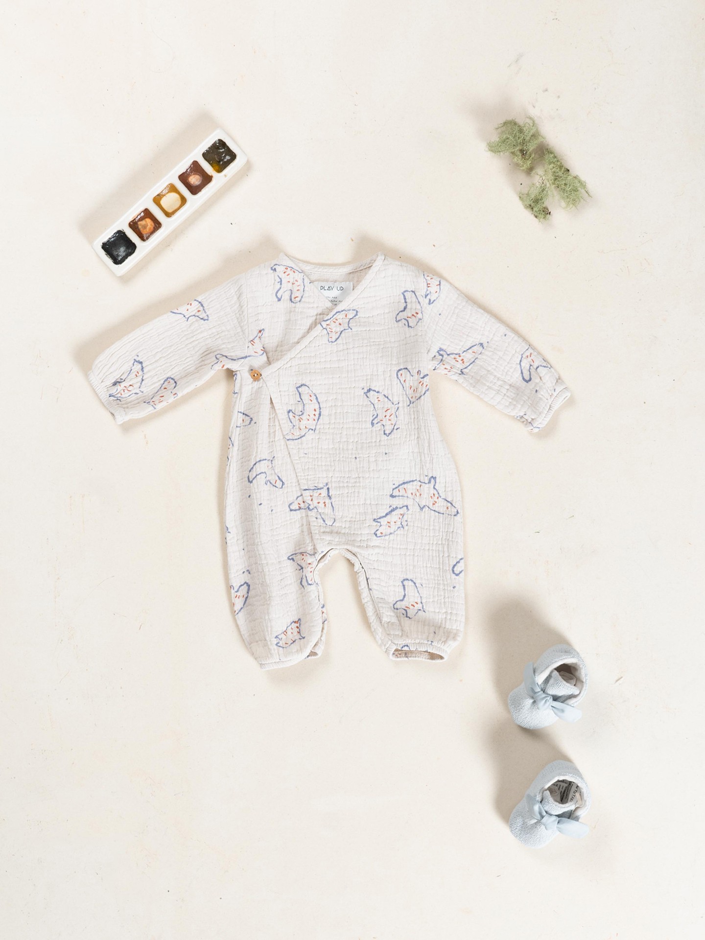 Macacão de tecido em algodão