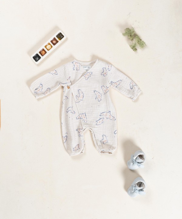 Macac�o de tecido em algod�o