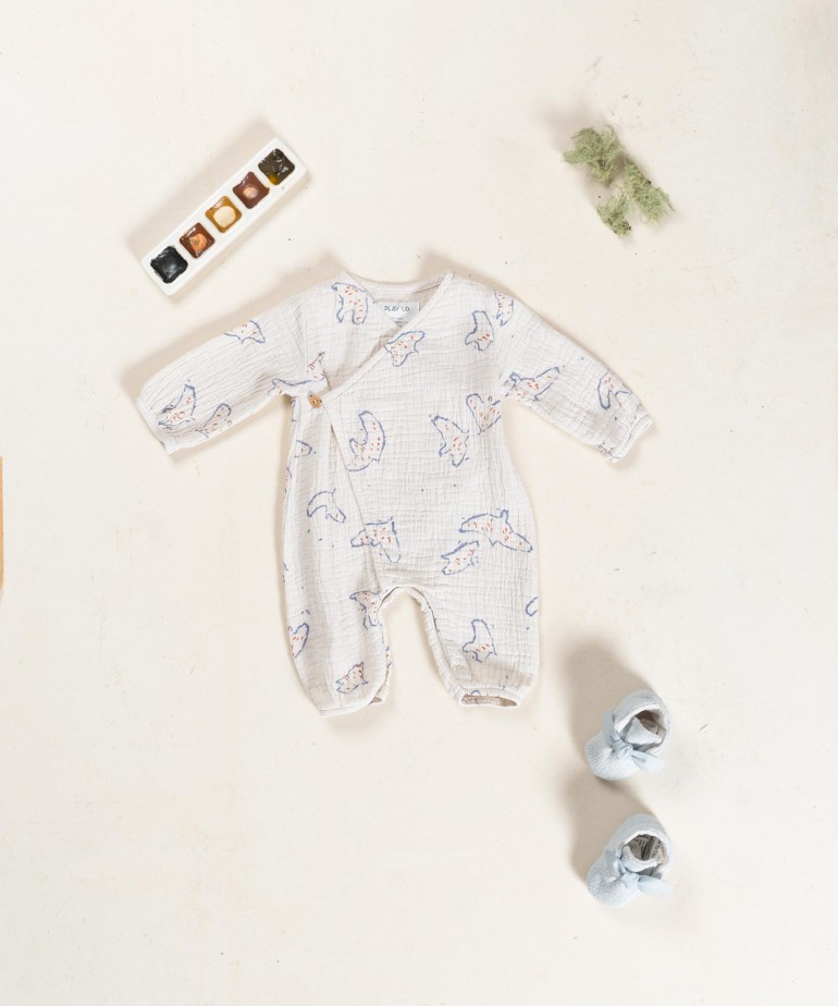 Pelele de tejido de algodn