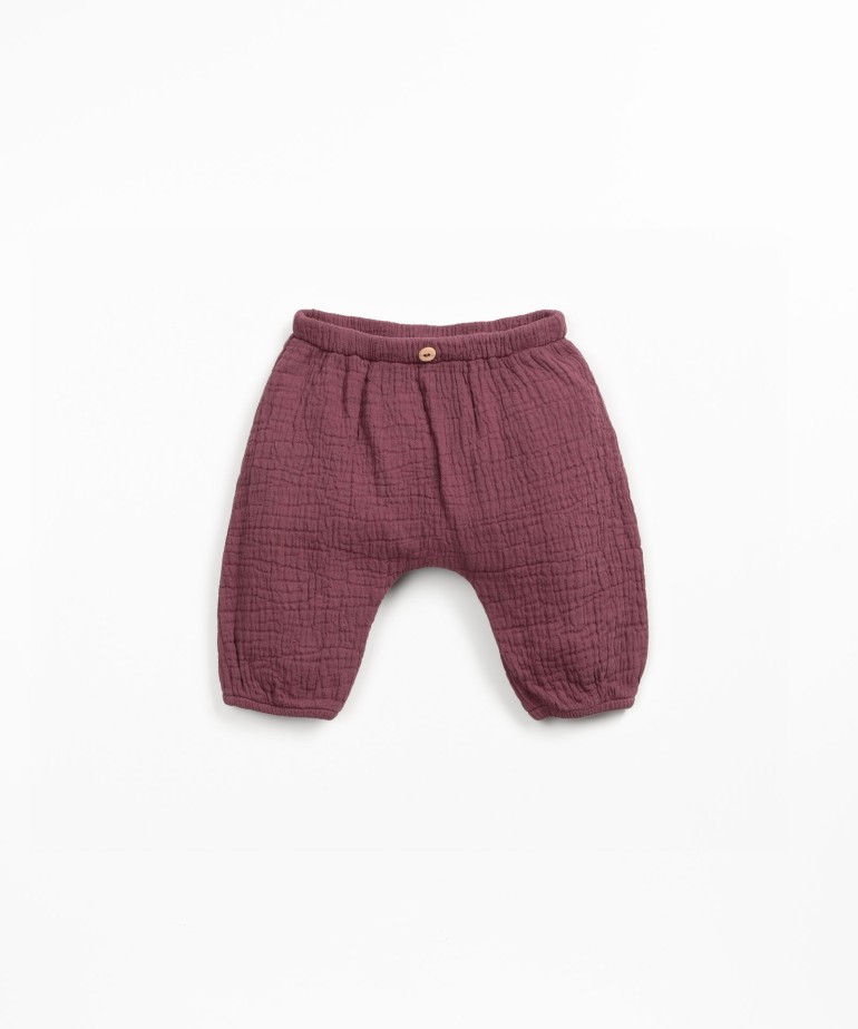 Pantalones de tela de algodn