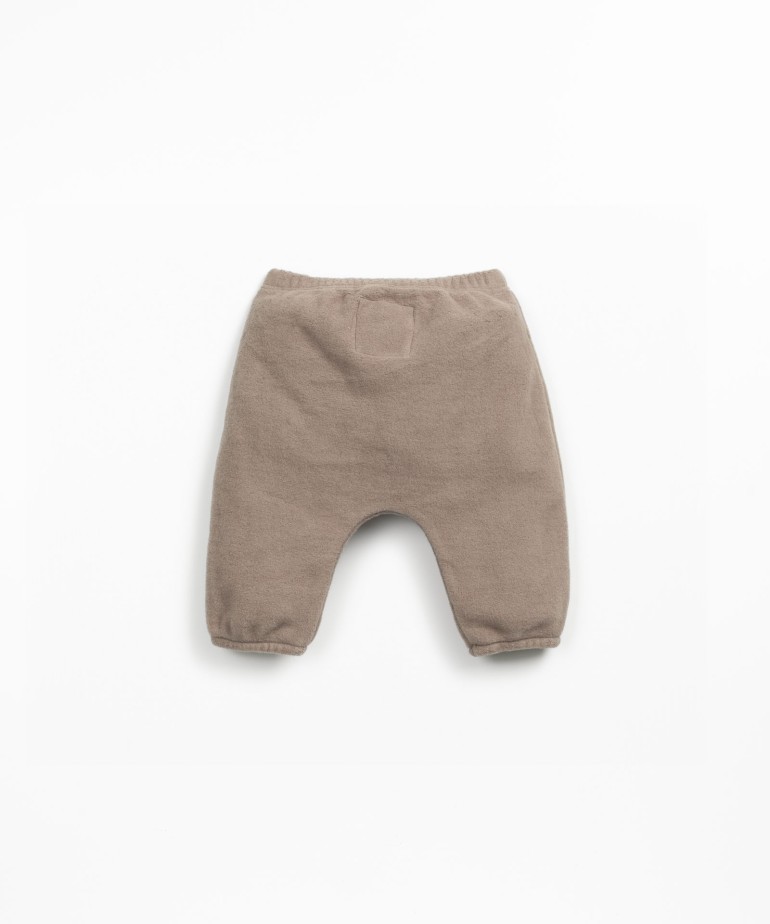 Fleece knit trousers