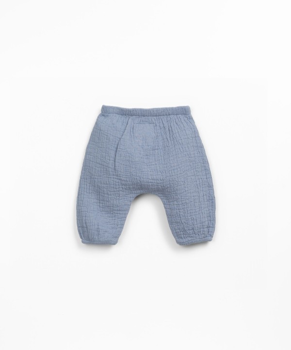 Cotton fabric trousers