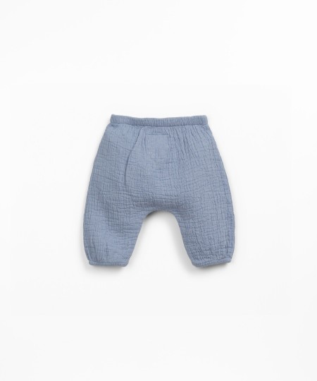 Calça de tecido em algodão