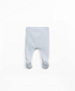 Pantalones de punto con mezcla de fibras naturales y fibras recicladas