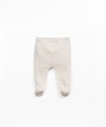 Pantalones de punto con mezcla de fibras naturales y fibras recicladas