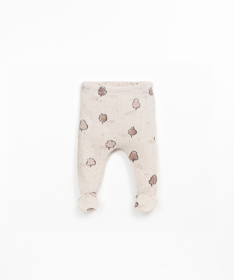Pantalones de punto mezcla de algodn orgnico y algodn regenerativo