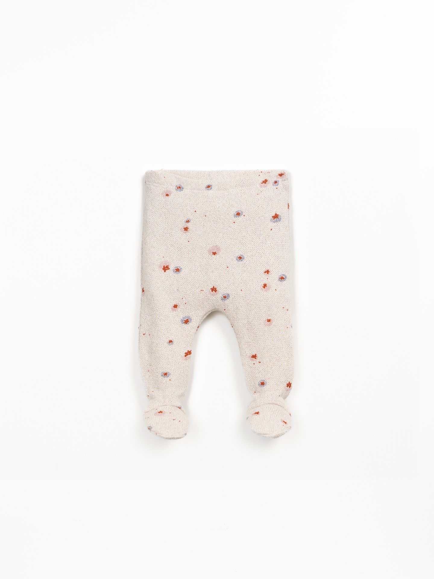 Calça de malha com mistura de algodão orgânico e algodão regenerativo