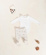 Pantalones de punto con estampado de arndanos