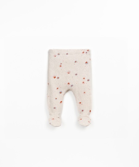 Cal�a de malha com mistura de algod�o org�nico e algod�o regenerativo