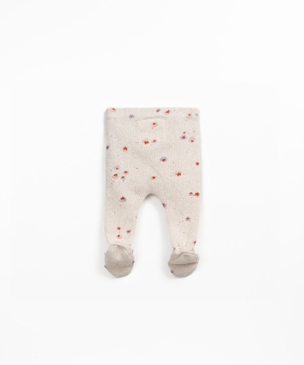 Jersey trousers in a blend of organic cotton and regenerative cotton